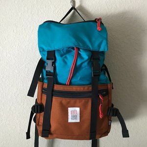 Topo Designs Rover Pack Classic Turquoise/Clay